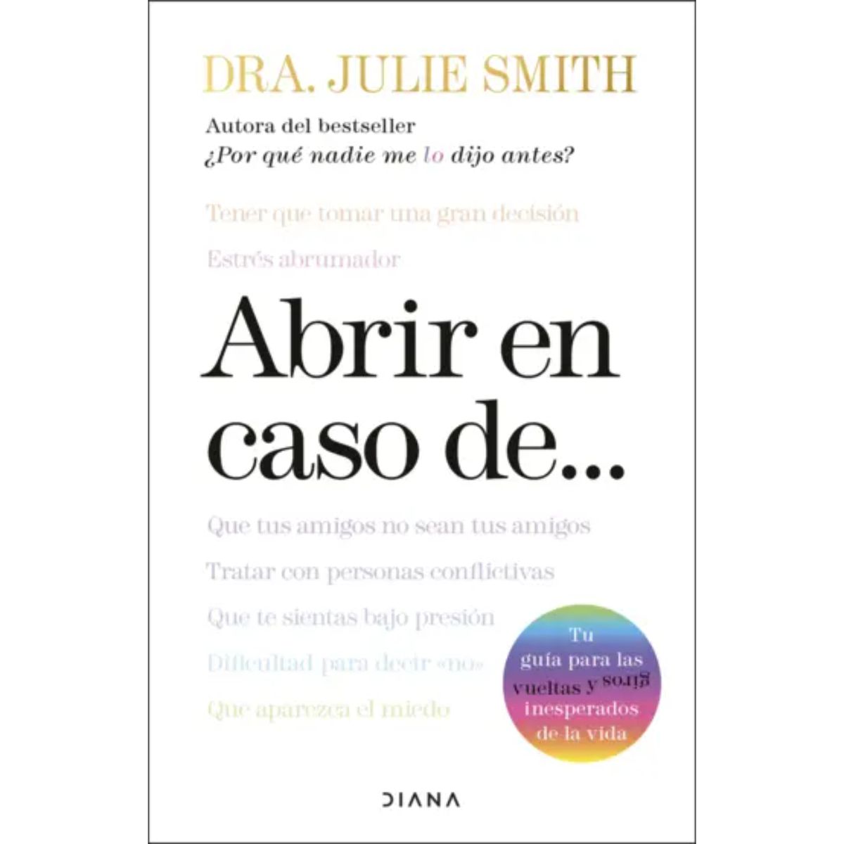 DIANA - Abrir En Caso De... - Autor(a):  Julie Smith