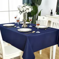 Mantel Rectangular Azul Oscuro Intenso 210×145 cm