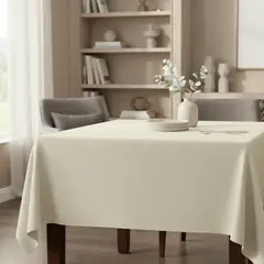GENERICO - Pack x 5 Mantel Rectangular Marfil Intenso 210×145 cm