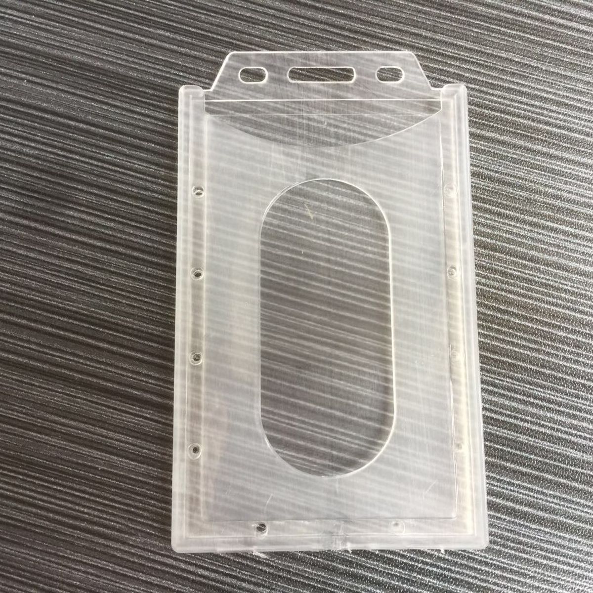 GENERAL - 10pcs Transparente Pp Credencial Sleeve Credencial Vertical Blanco