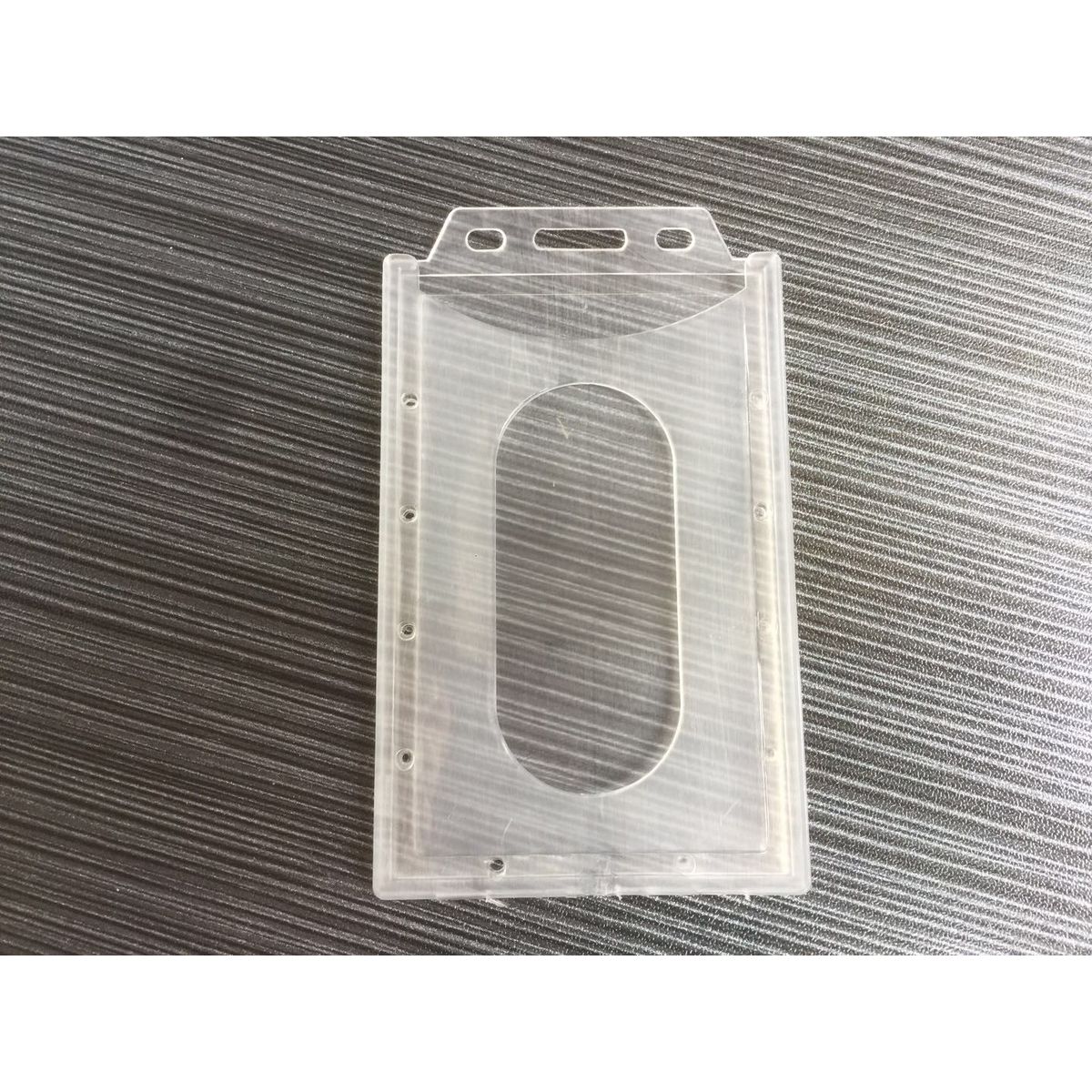 GENERAL - 10pcs Transparente Pp Credencial Sleeve Credencial Vertical Blanco