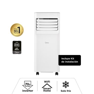 Imagen 2 del producto Aire portátil solo frío 9000 BTU + Wifi