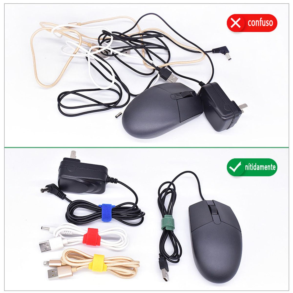 30pcs 15cm Cinta Autoadhesiva Magic Cable Tie Nylon Arnés, marca GENERAL - Foto 2
