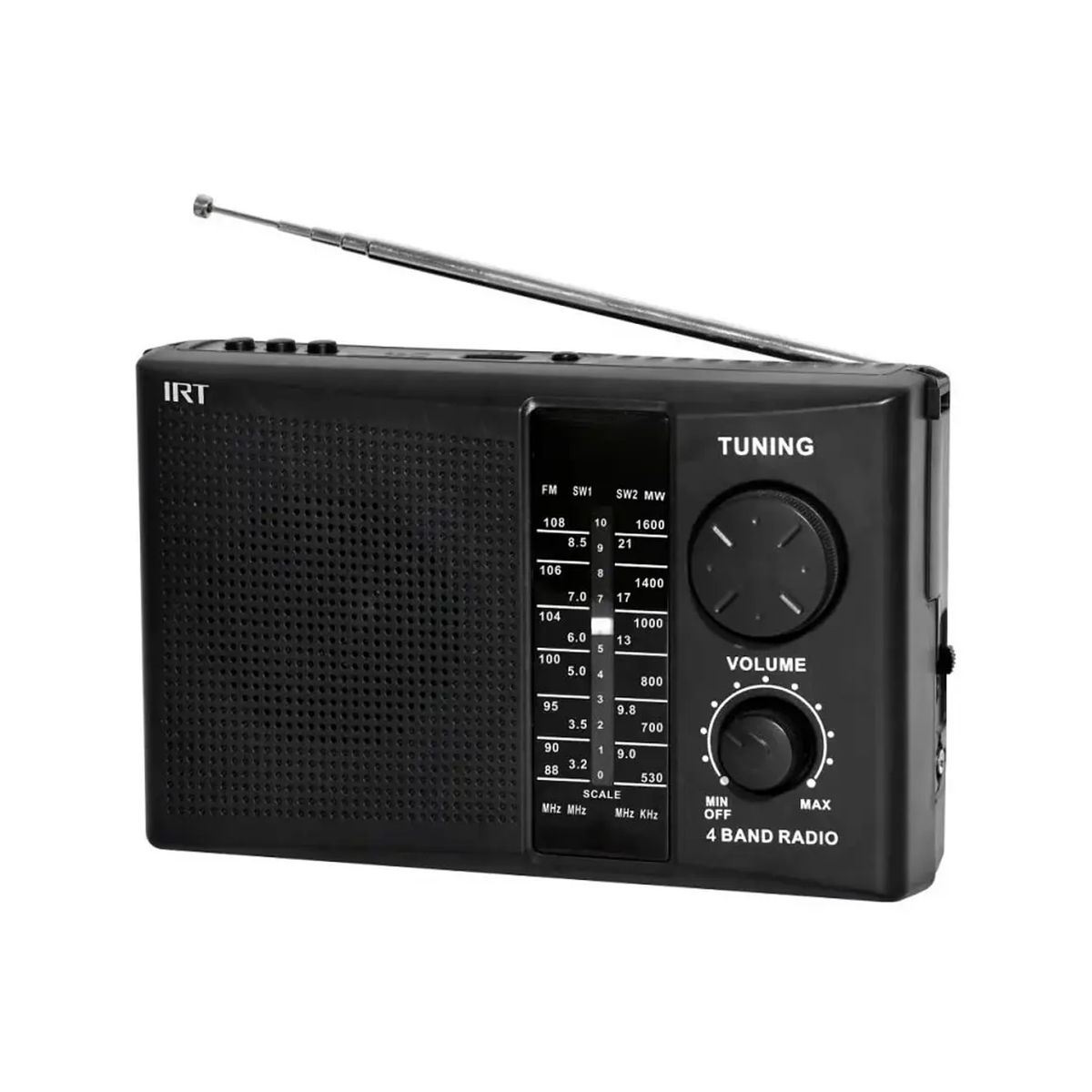 IRT - Radio IRT Bluetooth Fm Am 4 Bandas Msd Batería Recargable