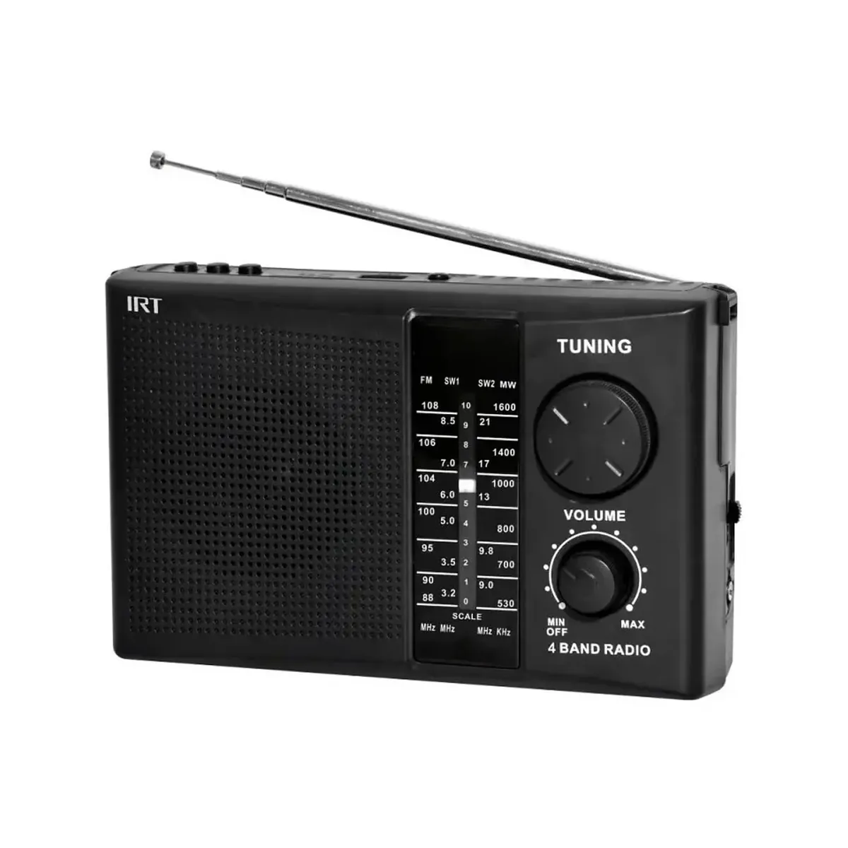 IRT - Radio IRT Bluetooth Fm Am 4 Bandas Msd Batería Recargable