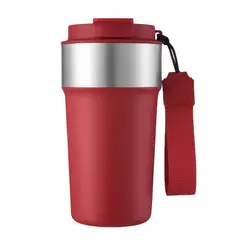 GENERICO - Termo Para Cafe Mug Vaso Termico 510ml Sellable Inoxidable Acero Inoxidable Rojo