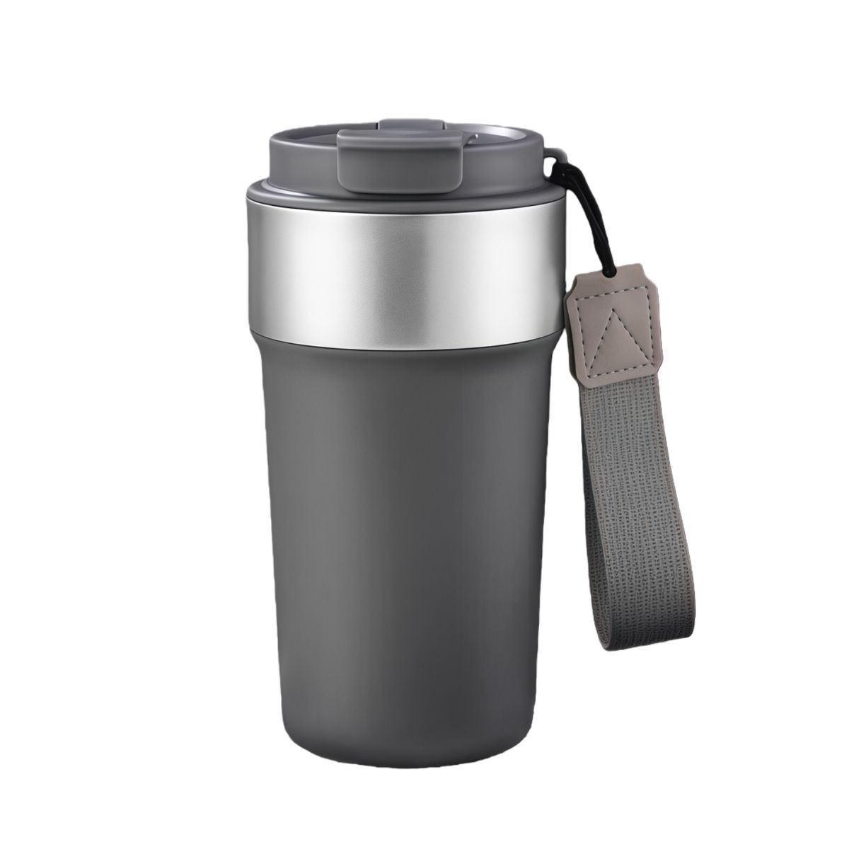 GENERICO - Termo Para Cafe Mug Vaso Termico 510ml Sellable Inoxidable Acero Inoxidable Gris