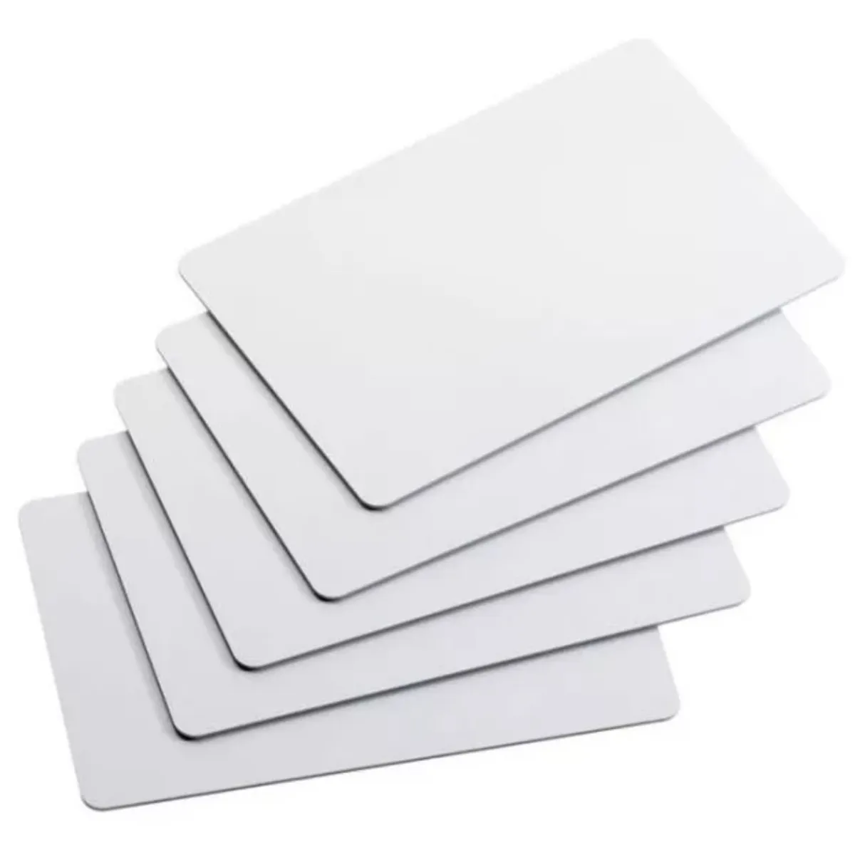 KINDA NICE - Pack 200 Tarjetas Credenciales Blanca Pvc Para Impresora Uv