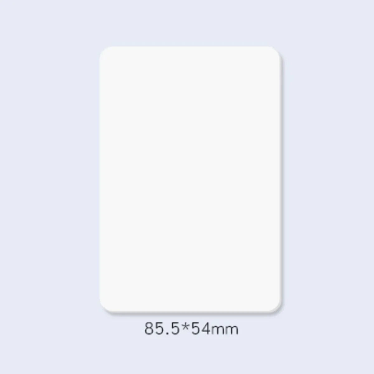 KINDA NICE - Pack 200 Tarjetas Credenciales Blanca Pvc Para Impresora Uv