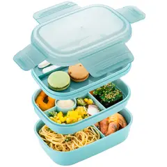 KINDA NICE - Bento Box Contenedor 1900ml Fiambrera Para Microondas