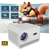 BLUEDREAMER - Este es un proyector 4K de alta definición que admite WiFi dual y es un proyector portátil