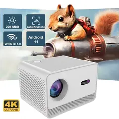 BLUEDREAMER - Este es un proyector 4K de alta definición que admite WiFi dual y es un proyector portátil