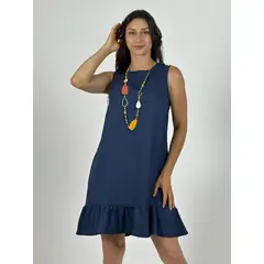 ENIGMATICA BOUTIQUE - Mini Vestido Sin Mangas Tela Cey
