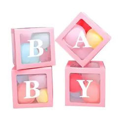KINDA NICE - Cubos Decoración Baby Shower Boxes Cajas De Ducha Para Bebé