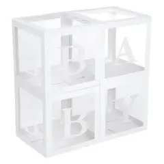 KINDA NICE - Cubos Decoración Baby Shower Boxes Cajas De Ducha Para Bebé