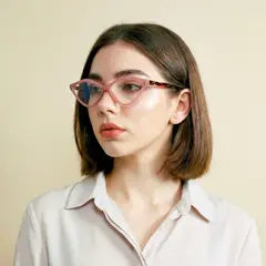 NOVY - Marco para Anteojos Óptico de Acetato Ojo de Gato Gafas Lentes