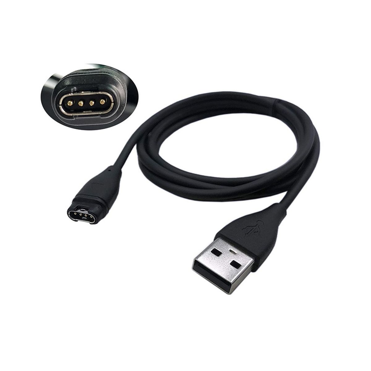 GENERICO - Cable de Carga para Relojes Garmin 35mm TPE Compatible con Fenix 567