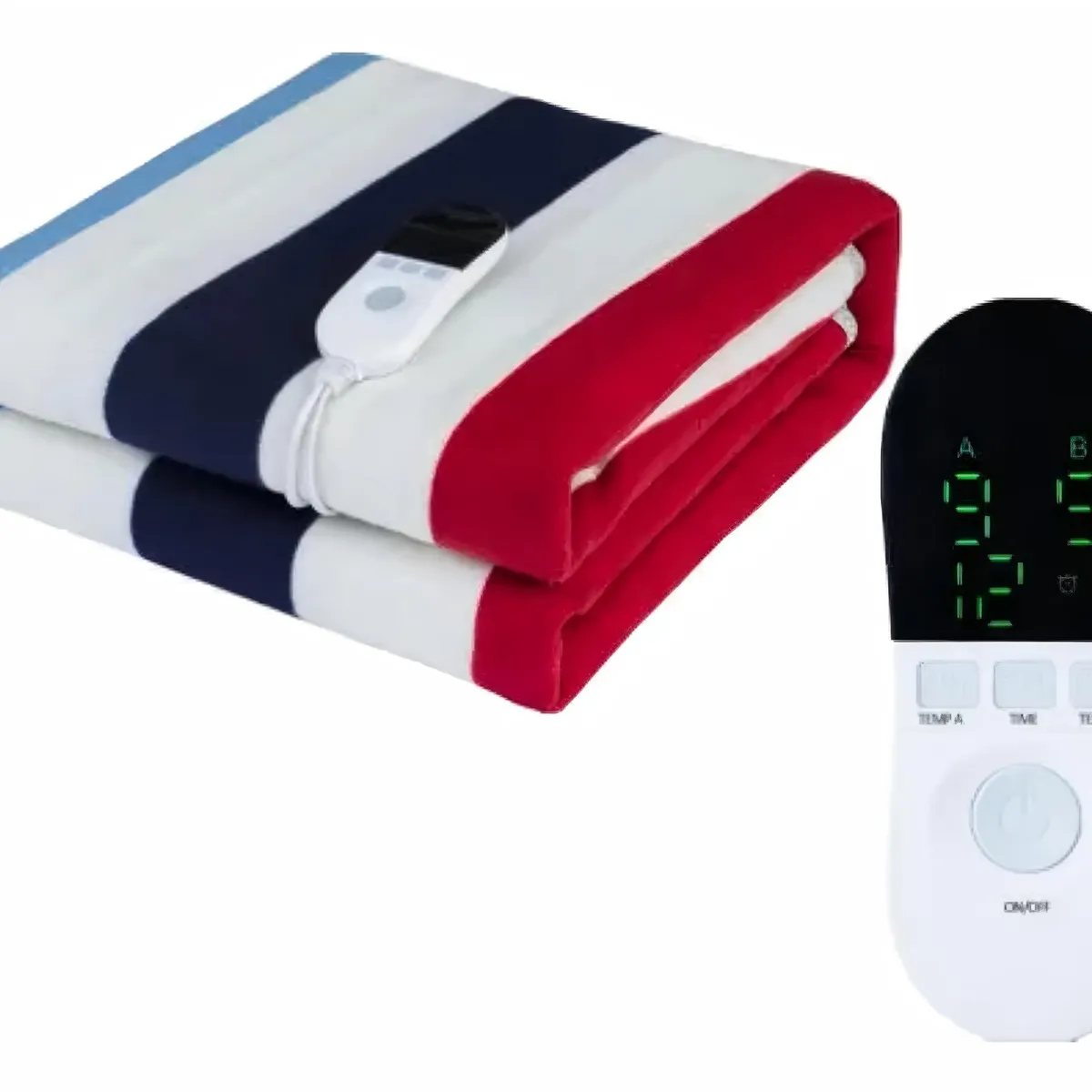 GENERICO - Calientacama 2 Plazas 9 Niveles De Ajuste De Temperatura