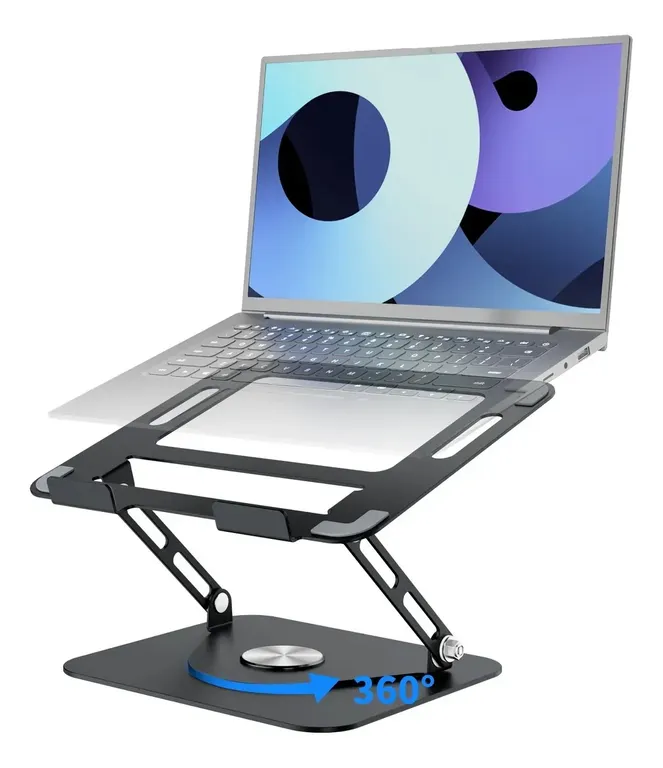 YAYKO Soporte 360° para Notebook y Tablet Ajustable Plegable Aluminio ...