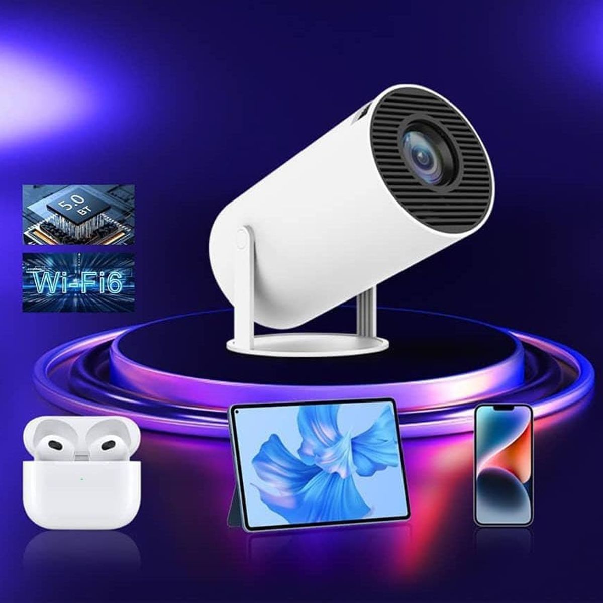 BLUEDREAMER - 5G WiFi6 con resolución 1080P enfoque automático y tecnología WiFi6 para PC