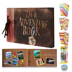 VIDITA - Álbum de Fotos Romántico DIY 40 Páginas con Stickers y Set