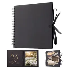 VIDITA - Álbum de Fotos Negro DIY 40 Hojas Gran Capacidad