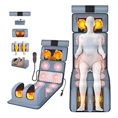 ANYHOGAR - Masajeador Colchón Masajeador Modo Termoterapia