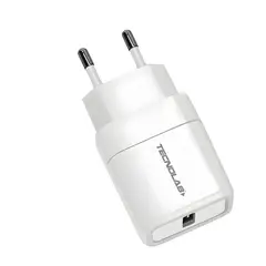 TECNOLAB - Cargador USB 12W Con Cable Micro USB Certificado - PS