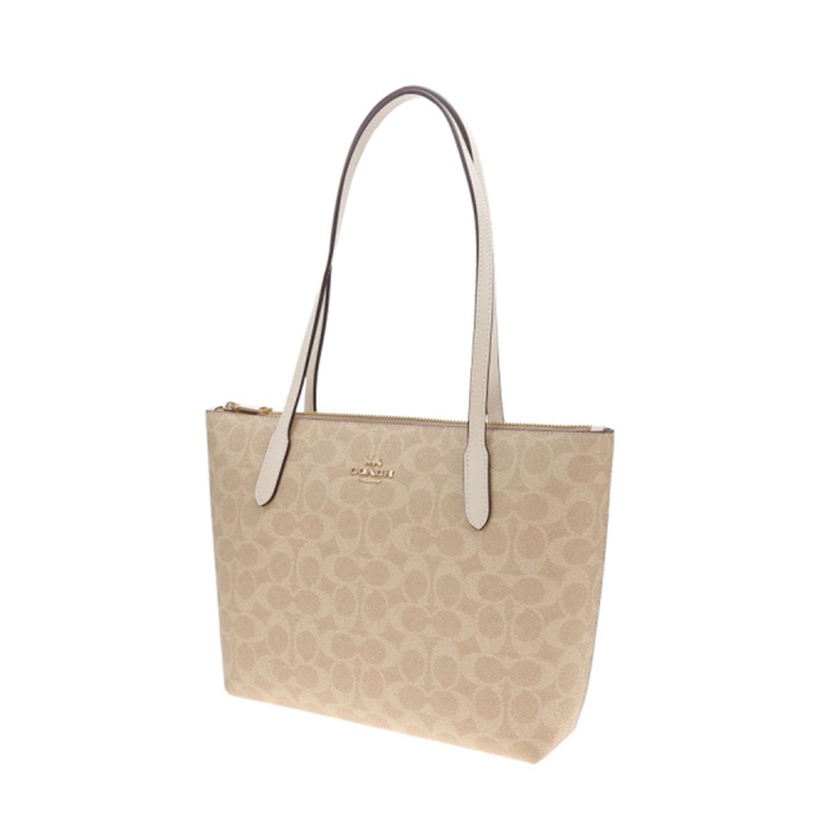 COACH - Coach Fiona Bolso Tote con Cremallera en Lona Signature CBT18