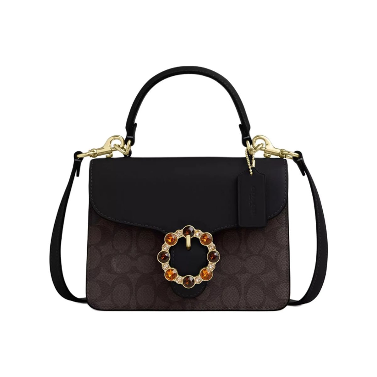 COACH - Coach Courtney Bolso de Asa Superior en Lona Signature CCE22