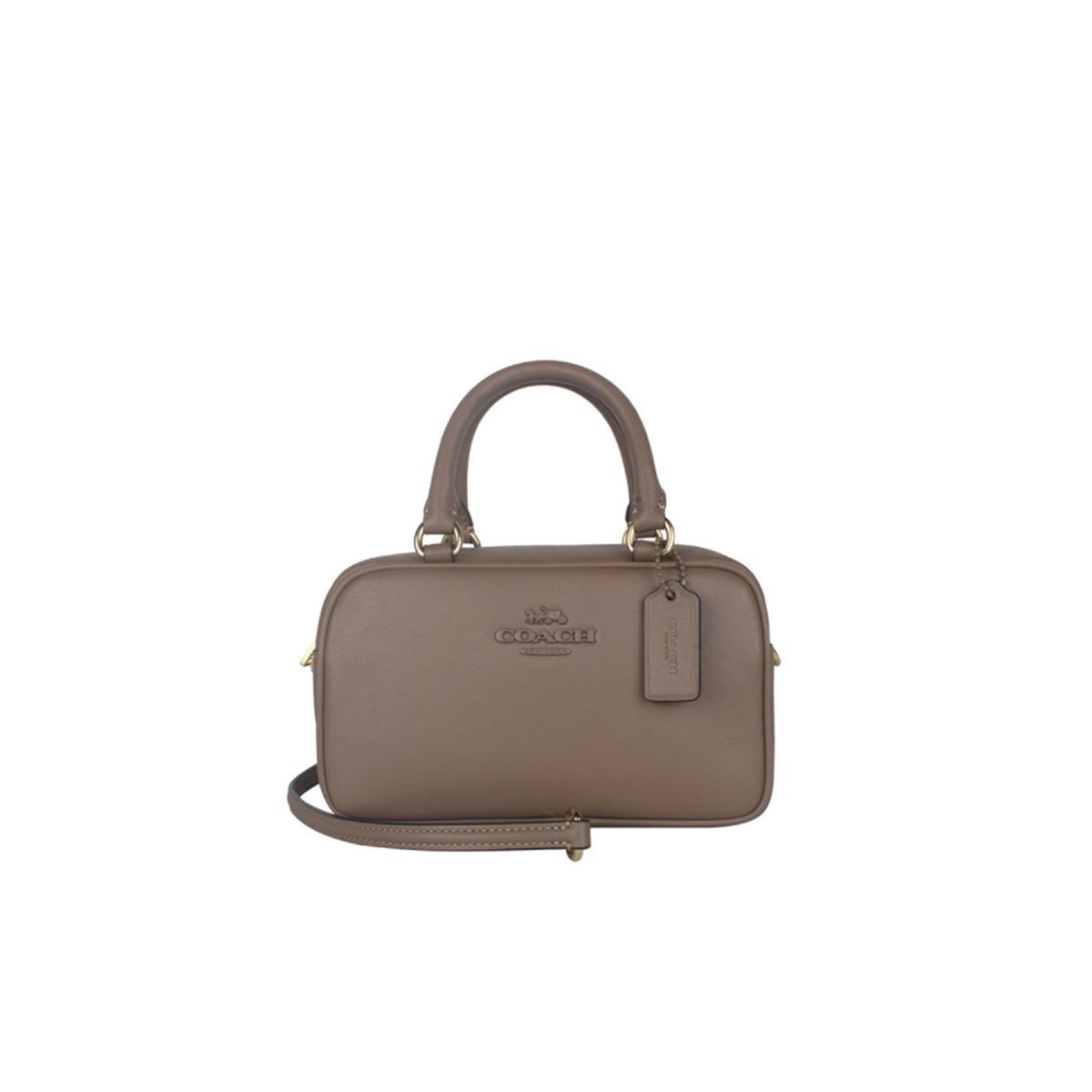 COACH - Coach Satchel Bandolera en Piedra Oscura CT776