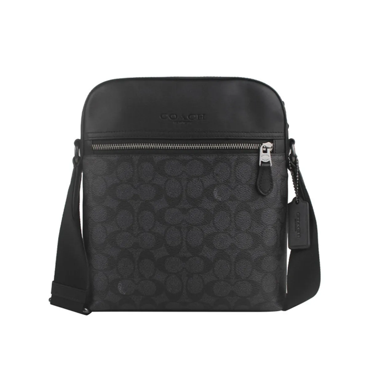 COACH - Coach Houston Bolso de Vuelo en Lona Signature CZ398