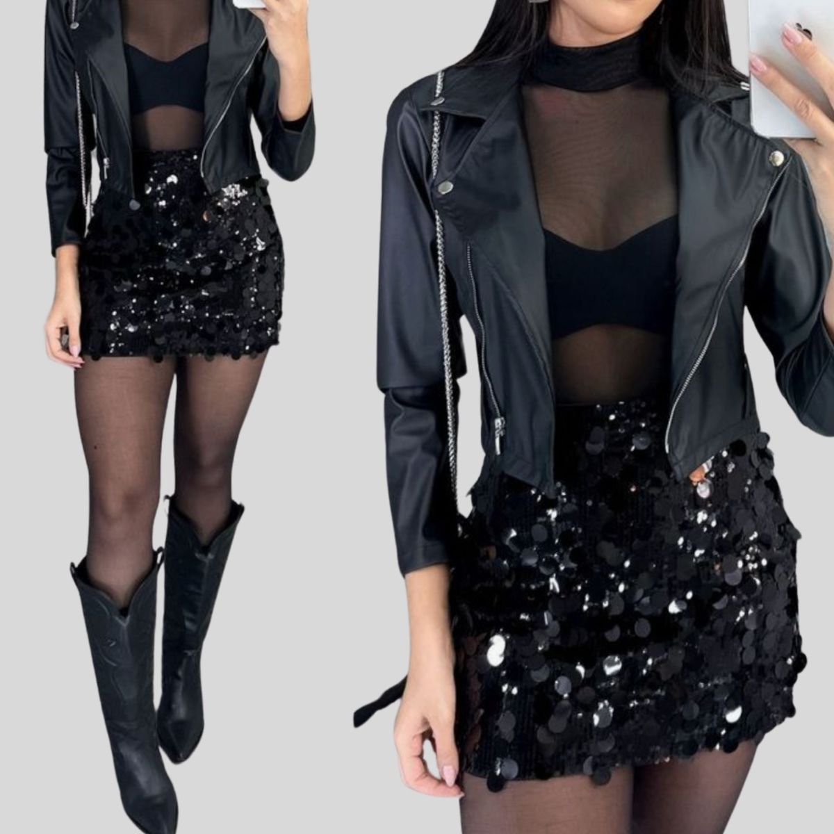 ARRAKASTA - Falda de lentejuelas