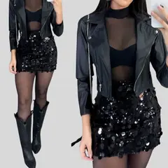 ARRAKASTA - Falda de lentejuelas