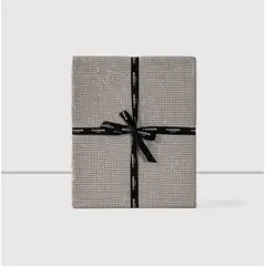 CANNON - Piecera 100% Algodón Wafle Wash Taupe 100x230