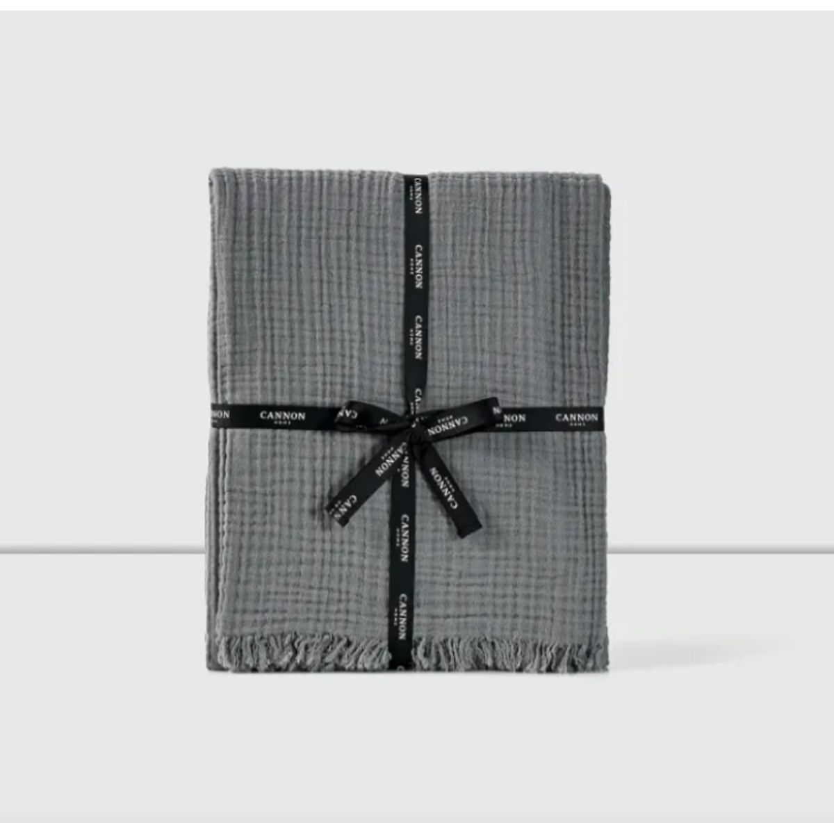 CANNON - Piecera Cannon 100% Algodón Gauze Gray 120x230