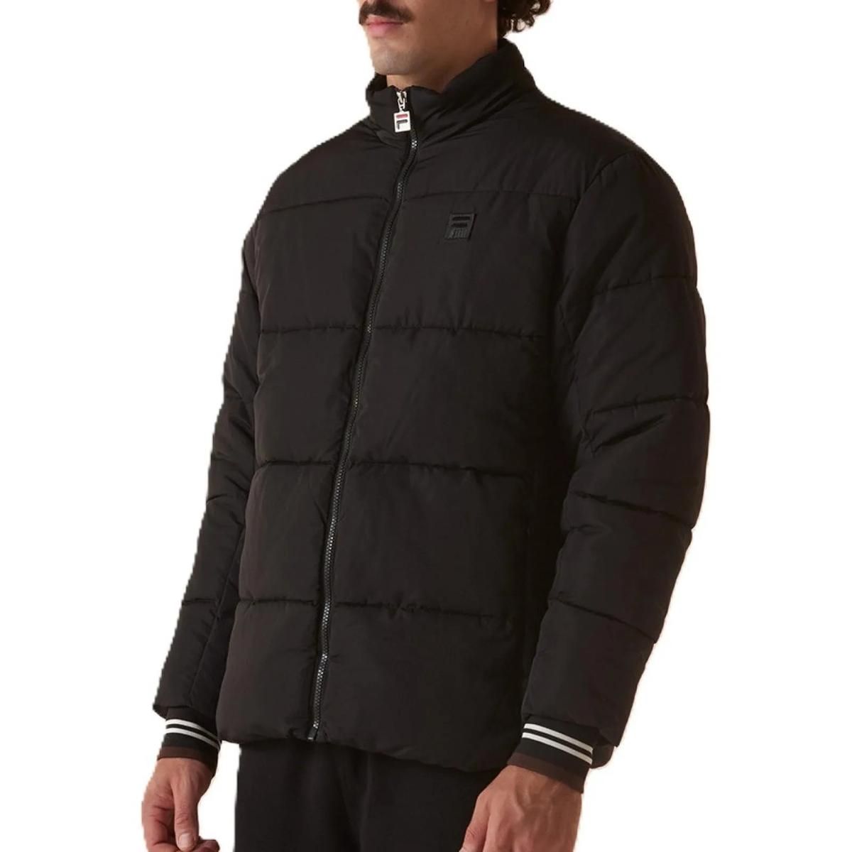 FILA - Chaqueta Fila Corduroy Puffer Hombre Negro