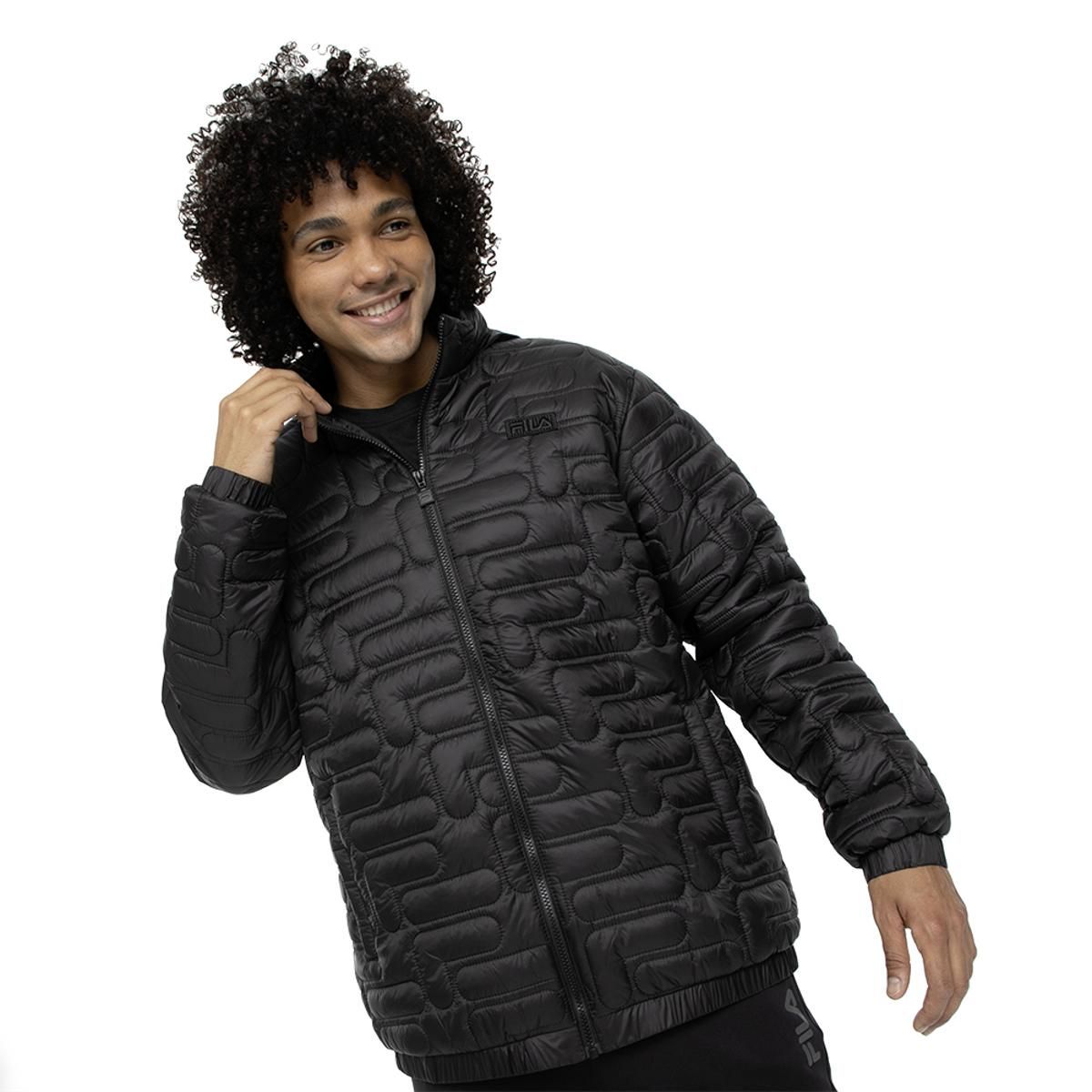 FILA - Chaqueta Fila Padded Quilt II Hombre Negro
