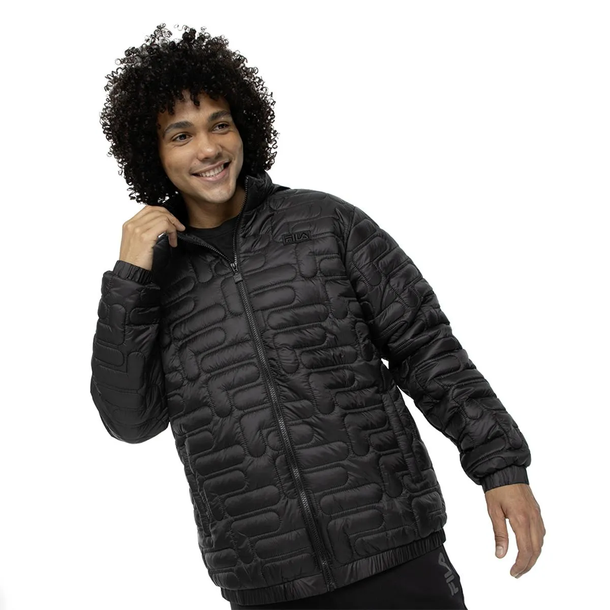 FILA - Chaqueta Fila Padded Quilt II Hombre Negro