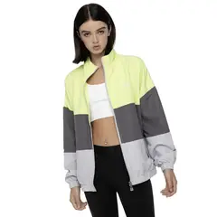 FILA - Chaqueta Puff Stud Mujer Amarillo