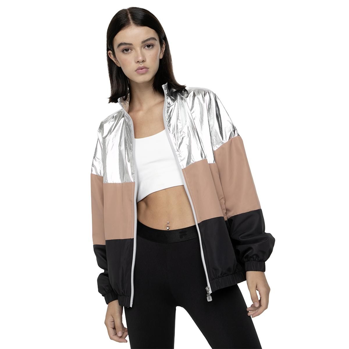 FILA - Chaqueta Fila Puff Stud Mujer Multicolor