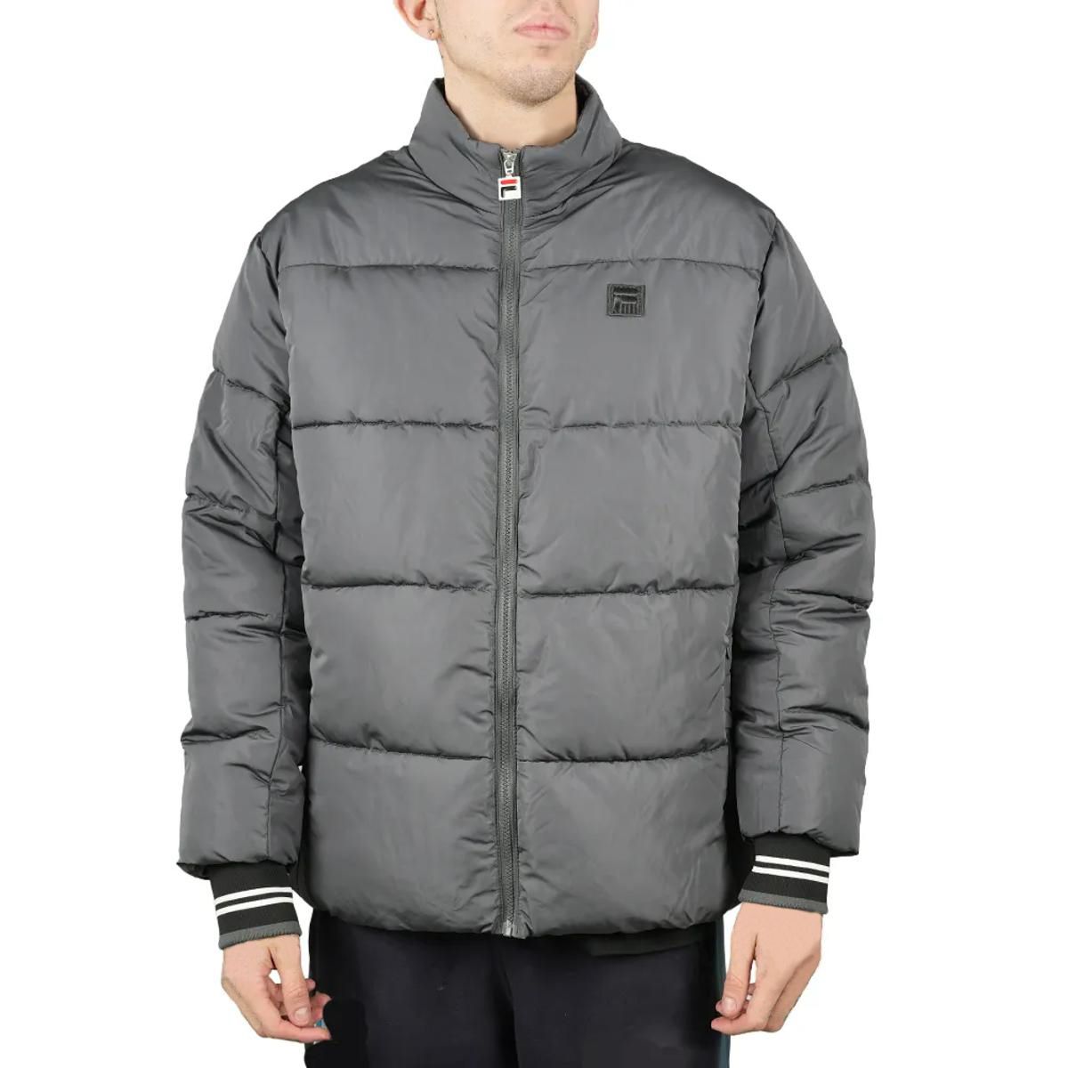 FILA - Chaqueta Fila Corduroy Puffer Hombre Gris