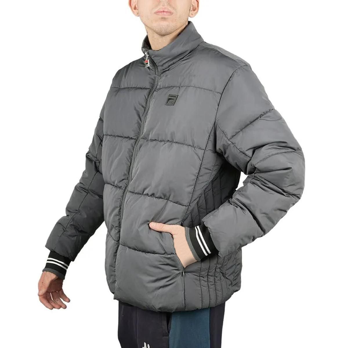 FILA - Chaqueta Fila Corduroy Puffer Hombre Gris