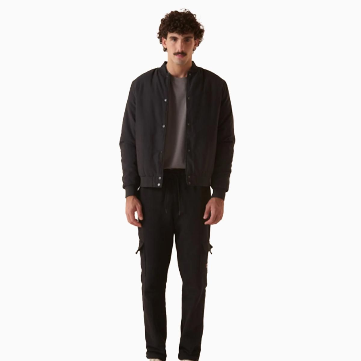 FILA - Chaqueta Fila Bomber Hombre Negro