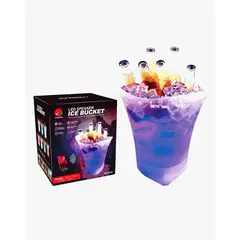 IRM - Hielera Cubetera Led Rgb Bluetooth Grande 7l Color Transparente Ice Bucket