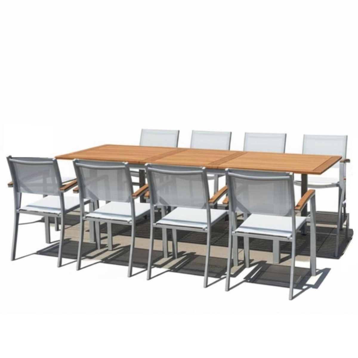 MIDTOWN - Set de Terraza Comedor Lynx Extensible 180-240cm Midtown
