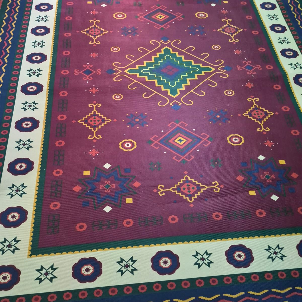 GENERICO - ALFOMBRA PARA LIVING ANTIDESLIZANTE CON DISEÑOS TRIDIMENCIONALES