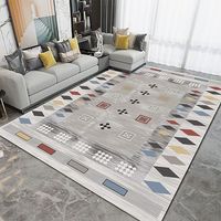 ALFOMBRA PARA LIVING ANTIDESLIZANTE CON DISEÑOS TRIDIMENCIONALES