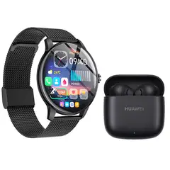 HUAWEI - Freebuds se 2 Audífonos y Toumi Fit Pro Reloj inteligente