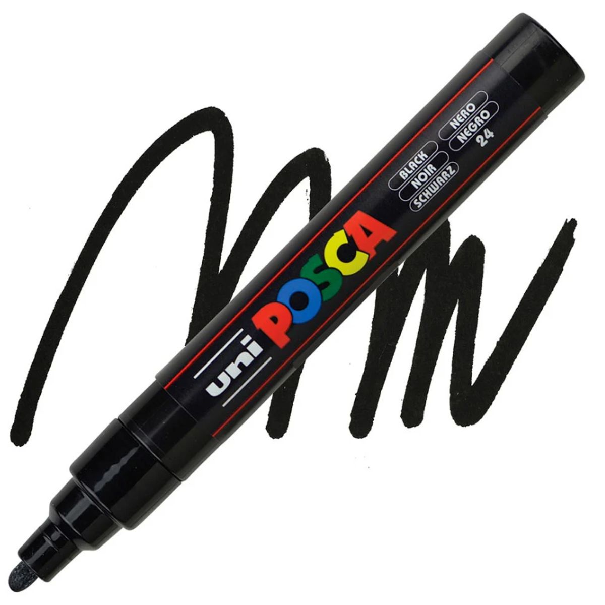 UNI POSCA - POSCA MARCADOR ACRILICO 5M NEGRO